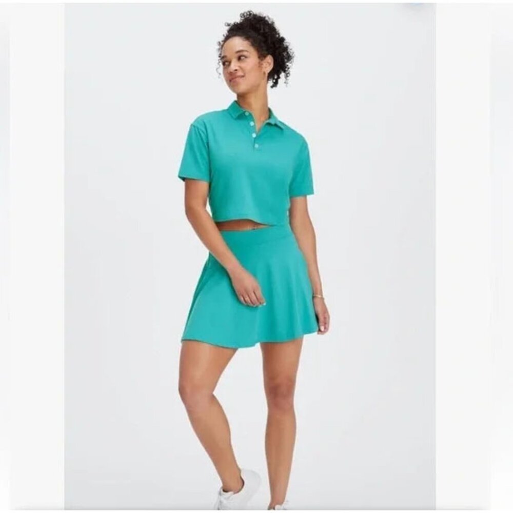 Fabletics Flounce Ultra High-Waisted Tennis & Golf skort Skirt w/built in Shorts